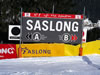 At the junction of the two Saslong ski runs